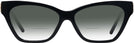 Cat Eye Black Tory Burch 4013U w/ Gradient Bifocal Reading Sunglasses View #2