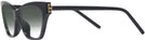 Cat Eye Black Tory Burch 4013U w/ Gradient Bifocal Reading Sunglasses View #3