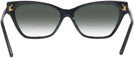 Cat Eye Black Tory Burch 4013U w/ Gradient Bifocal Reading Sunglasses View #4