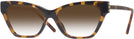 Cat Eye Dark Tortoise Tory Burch 4013U w/ Gradient Progressive No-Line Reading Sunglasses View #1