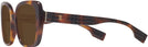 Square,Oversized Light Havana Burberry 4371Bifocal Reading Sunglasses View #3