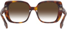 Square,Oversized Light Havana Burberry 4371 w/ Gradient Progressive Reading Sunglasses View #4