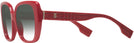 Square,Oversized Red Burberry 4371 w/ Gradient Progressive Reading Sunglasses View #3