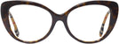 Cat Eye Dark Havana Burberry 4407 Single Vision Full Frame View #2