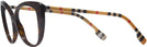 Cat Eye Dark Havana Burberry 4407 Progressive No-Lines View #3