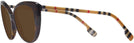 Cat Eye Dark Havana/brown Polar Burberry 4407 View #3