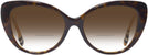 Cat Eye Dark Havana Burberry 4407 w/ Gradient Bifocal Reading Sunglasses View #2