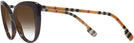 Cat Eye Dark Havana Burberry 4407 w/ Gradient Bifocal Reading Sunglasses View #3
