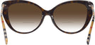 Cat Eye Dark Havana Burberry 4407 w/ Gradient Bifocal Reading Sunglasses View #4