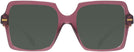 Square Transparent Violet Versace 4441 Progressive Reading Sunglasses View #2