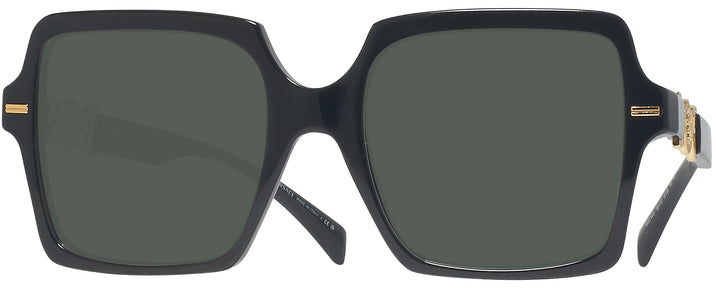 Square Black Versace 4441 Progressive Reading Sunglasses View #1