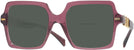 Square Transparent Violet Versace 4441 Bifocal Reading Sunglasses View #1