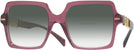 Square Transparent Violet Versace 4441 w/ Gradient Bifocal Reading Sunglasses View #1