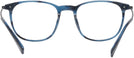 Square Striated Blue Tumi 512 Single Vision Full Frame View #4