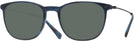 Square Striated Blue Tumi 512 Progressive No-Line Reading Sunglasses View #1