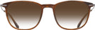 Square Striated Brown Tumi 512 w/ Gradient Progressive Reading Sunglasses View #2