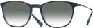 Square Striated Blue Tumi 512 w/ Gradient Progressive Reading Sunglasses View #1