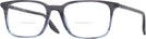 Rectangle Striped Gray And Blue Ray-Ban 5421 Bifocal View #1