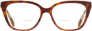 Square Dark Tortoise/canary Coach 6226U Bifocal View #2
