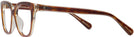 Square Dark Tortoise/canary Coach 6226U Single Vision Full Frame View #3