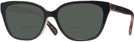 Square Black/transparent Blush Coach 6226U Bifocal Reading Sunglasses View #1