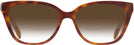 Square Dark Tortoise/canary Coach 6226U w/ Gradient Bifocal Reading Sunglasses View #2