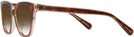 Square Dark Tortoise/canary Coach 6226U w/ Gradient Bifocal Reading Sunglasses View #3