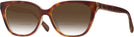 Square Dark Tortoise/canary Coach 6226U w/ Gradient Bifocal Reading Sunglasses View #1
