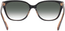 Square Black/transparent Blush Coach 6226U w/ Gradient Progressive Reading Sunglasses View #4