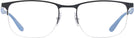 Rectangle Black Ray-Ban 6513 Single Vision Full Frame View #2