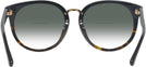 Round Black/tortoise Tory Burch 7153U w/ Gradient Bifocal Reading Sunglasses View #4