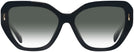 Cat Eye Black Tory Burch 7194U w/ Gradient Progressive Reading Sunglasses View #2