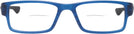 Rectangle MATTE TRANSLUCENT BLUE Oakley OX8046L Airdrop Bifocal View #2