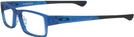 Rectangle MATTE TRANSLUCENT BLUE Oakley OX8046L Airdrop Single Vision Full Frame View #3