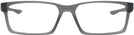 Rectangle Satin Grey Smoke Oakley OX8060 Progressive No-Lines View #2