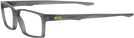 Rectangle Satin Grey Smoke Oakley OX8060 Single Vision Full Frame View #3