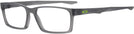 Rectangle Satin Grey Smoke Oakley OX8060 Single Vision Full Frame View #1