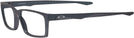 Rectangle Matte Dark Silver/blue Colorshift Oakley OX8060 Single Vision Full Frame View #3