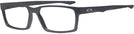 Rectangle Matte Dark Silver/blue Colorshift Oakley OX8060 Single Vision Full Frame View #1