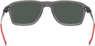 Square Satin Grey Smoke Oakley OX8166 Wheel House Bifocal Reading Sunglasses View #4