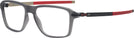 Square Satin Grey Smoke Oakley OX8166L Wheel House Single Vision Full Frame View #1