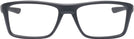 Rectangle Satin Black Oakley OX8178 Single Vision Full Frame View #2