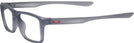 Rectangle Satin Grey Smoke Oakley OX8178 Single Vision Full Frame View #3