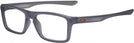 Rectangle Satin Grey Smoke Oakley OX8178 Single Vision Full Frame View #1