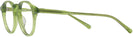 Round LIME GREEN Kala 905 Progressive No-Lines View #3