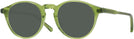 Round LIME GREEN Kala 905 Progressive Reading Sunglasses View #1