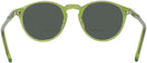 Round LIME GREEN Kala 905 Bifocal Reading Sunglasses View #4
