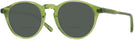 Round LIME GREEN Kala 905 Bifocal Reading Sunglasses View #1