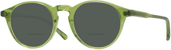 Round LIME GREEN Kala 905 Bifocal Reading Sunglasses View #1