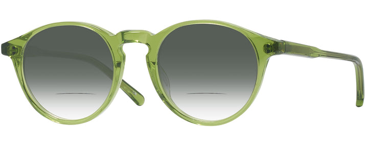 Round Lime Green Kala 905 w/ Gradient Bifocal Reading Sunglasses View #1